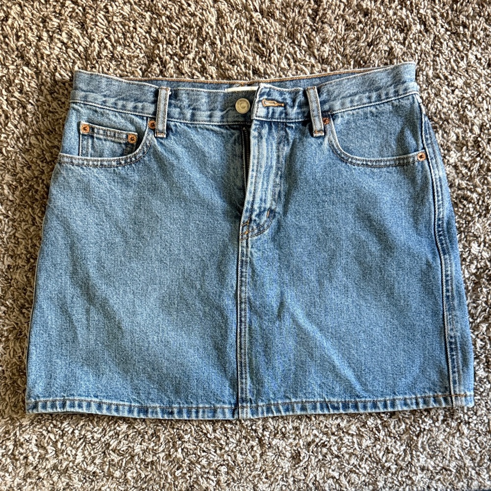 Alex Mill Classic Blue Denim Mini Skirt